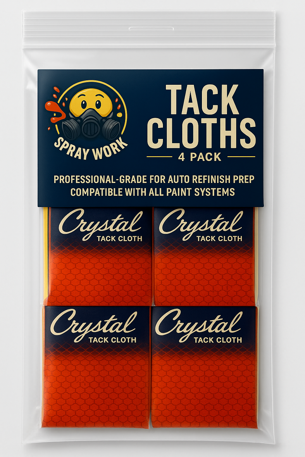 Crystal Tack Cloths — 4 Pack (Free Shipping)